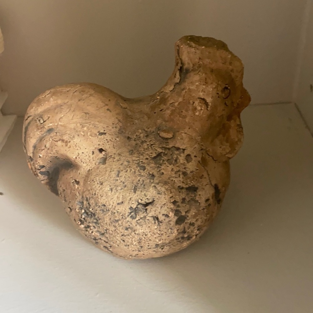 🧵3/$25 ceramic chicken decor
